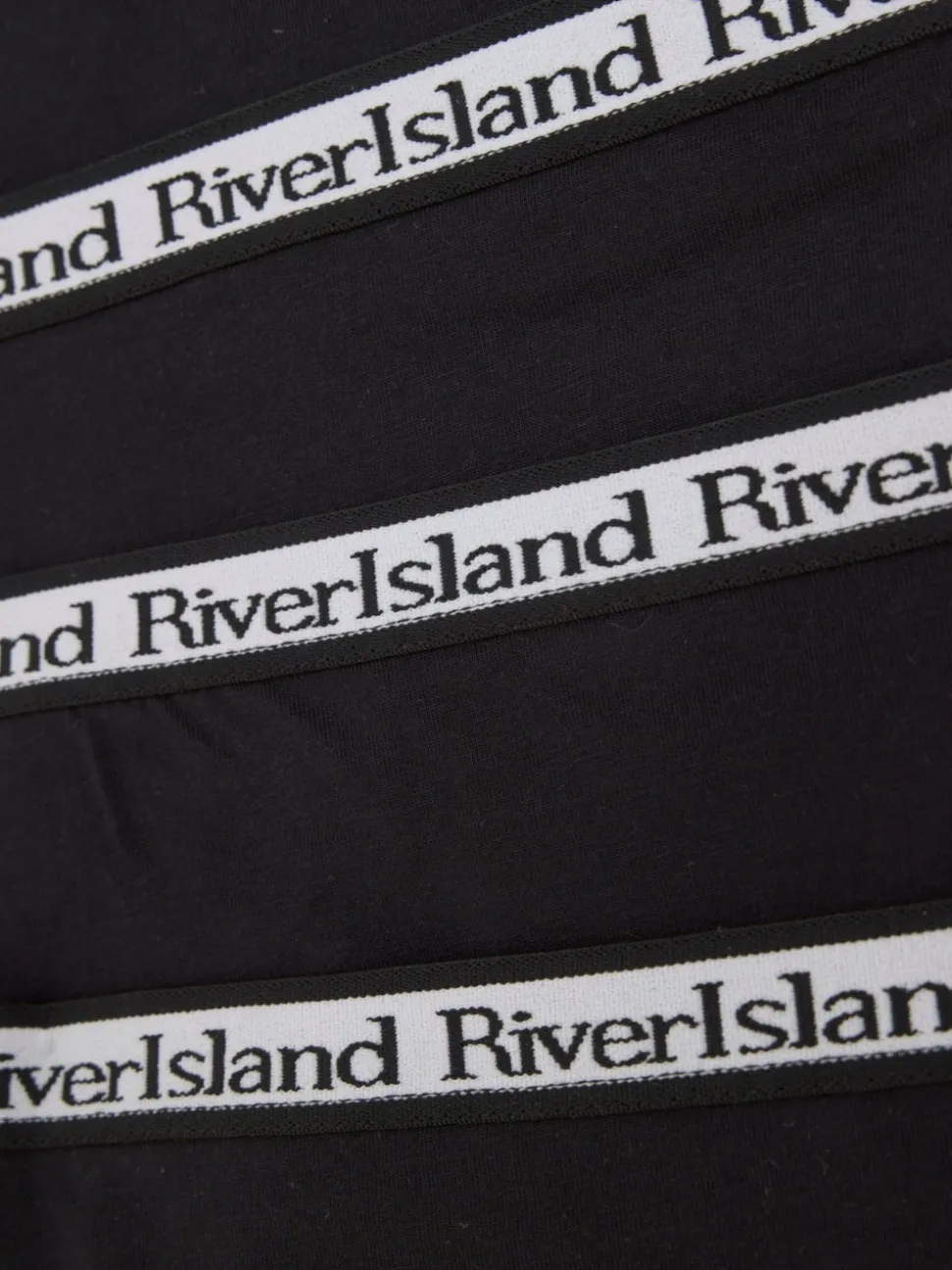 River Island Black Girls Hipster Briefs 5 Pack