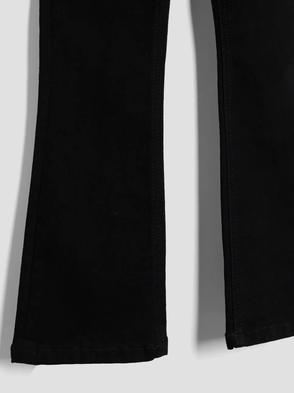 River Island Black Key Chain Pocket Flare Jeans