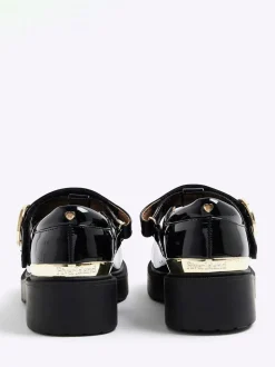 River Island Black T Bar Mary Jane Shoes