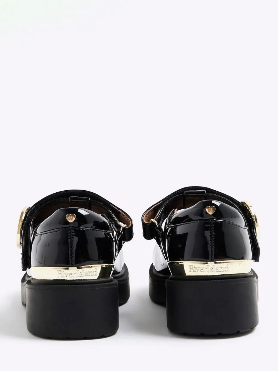River Island Black T Bar Mary Jane Shoes