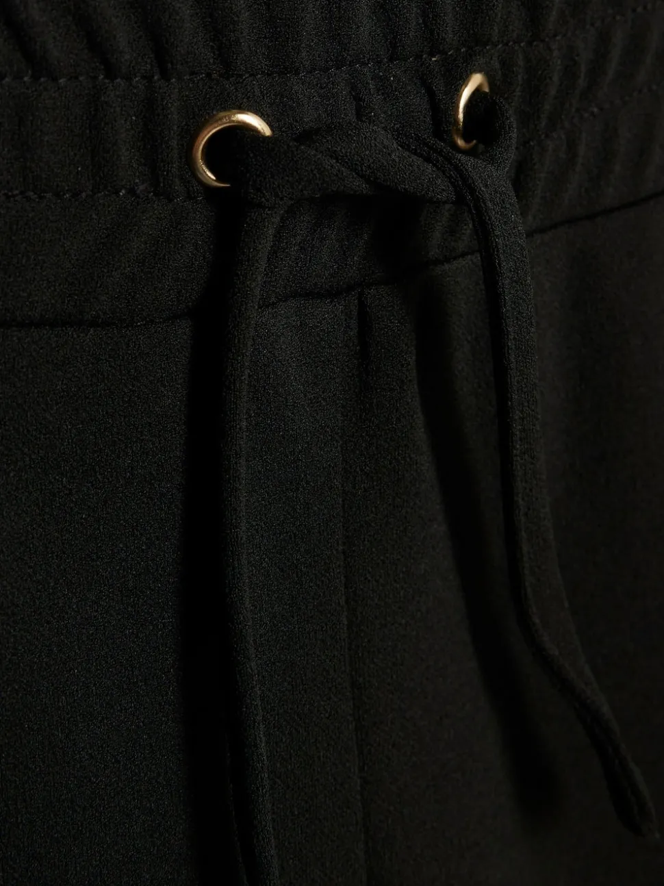 River Island Black Triple Bow Wide Leg Trousers