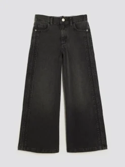 River Island Black Wide Leg Jeans