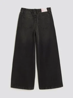 River Island Black Wide Leg Jeans
