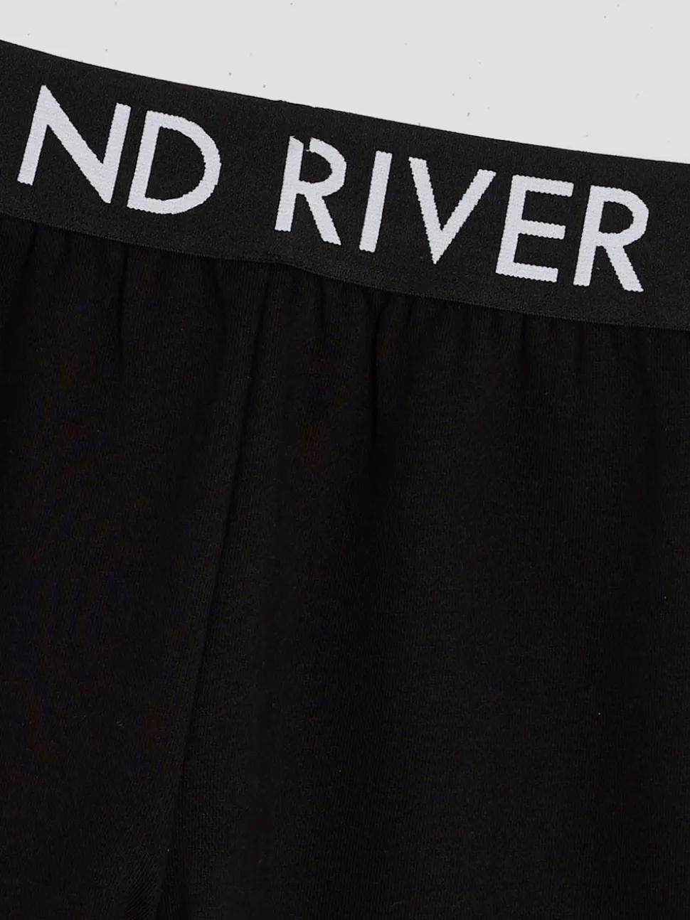 River Island Black Wide Leg Joggers