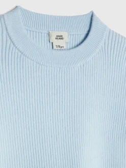 River Island Blue Bow Sleeve Top & Joggers Set
