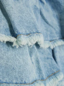 River Island Blue Denim Charm Rara Skirt