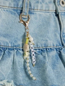 River Island Blue Denim Charm Rara Skirt