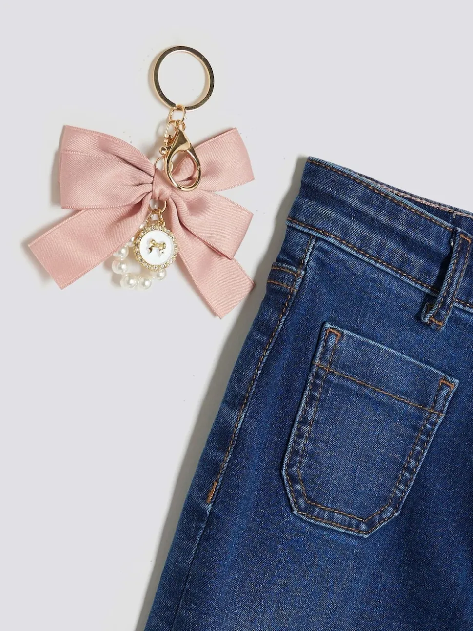 River Island Blue Girls Jupiter Snaffle Flare Jeans