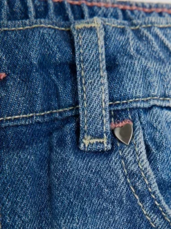 River Island Blue Ripped Straight Jeans