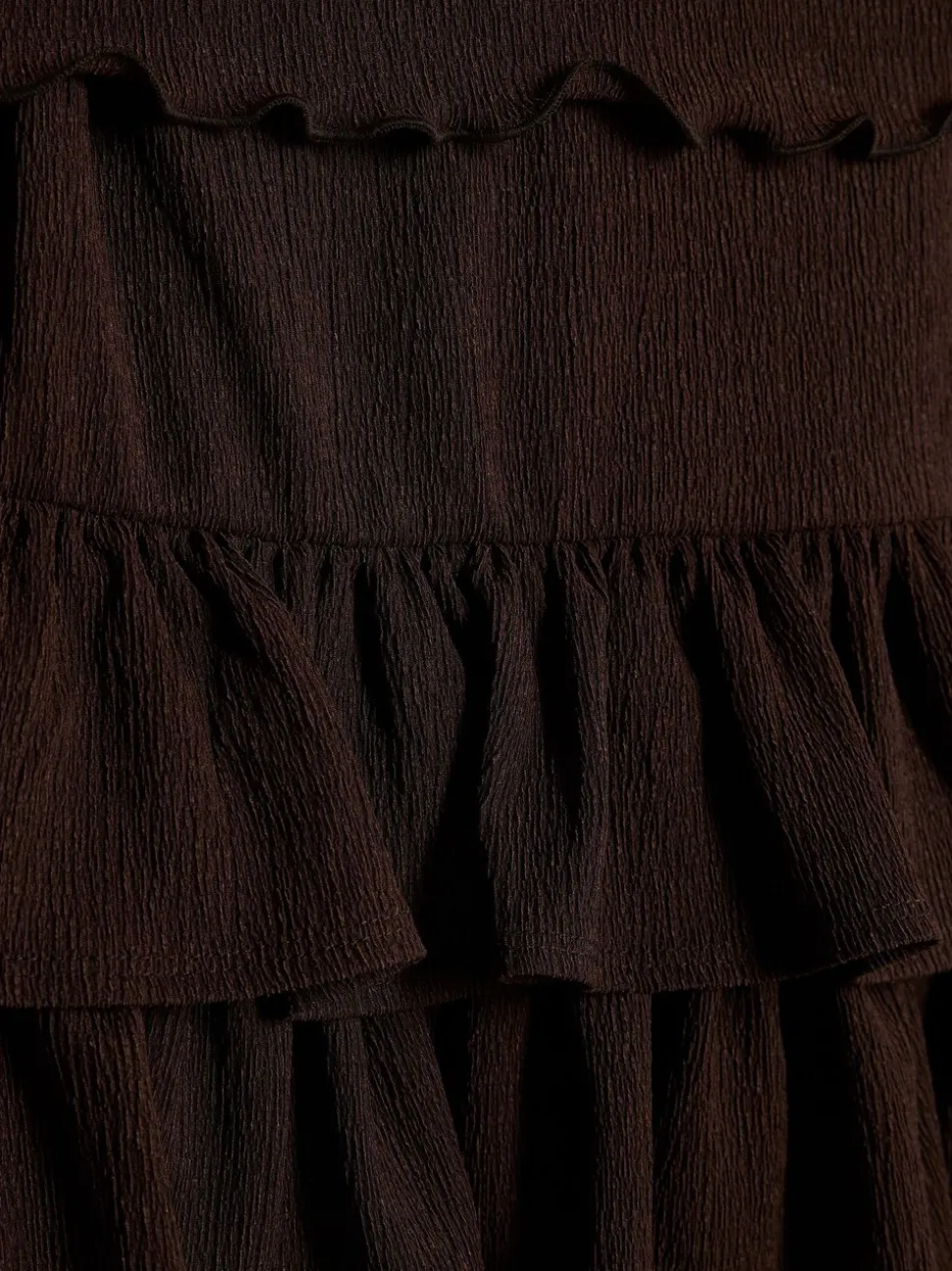 River Island Brown Textured Baby T-Shirt & Rara Skirt Set
