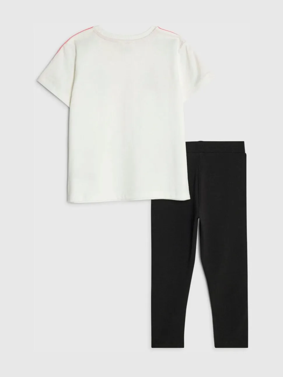 River Island Cream Badged T-Shirt & Leggings Set