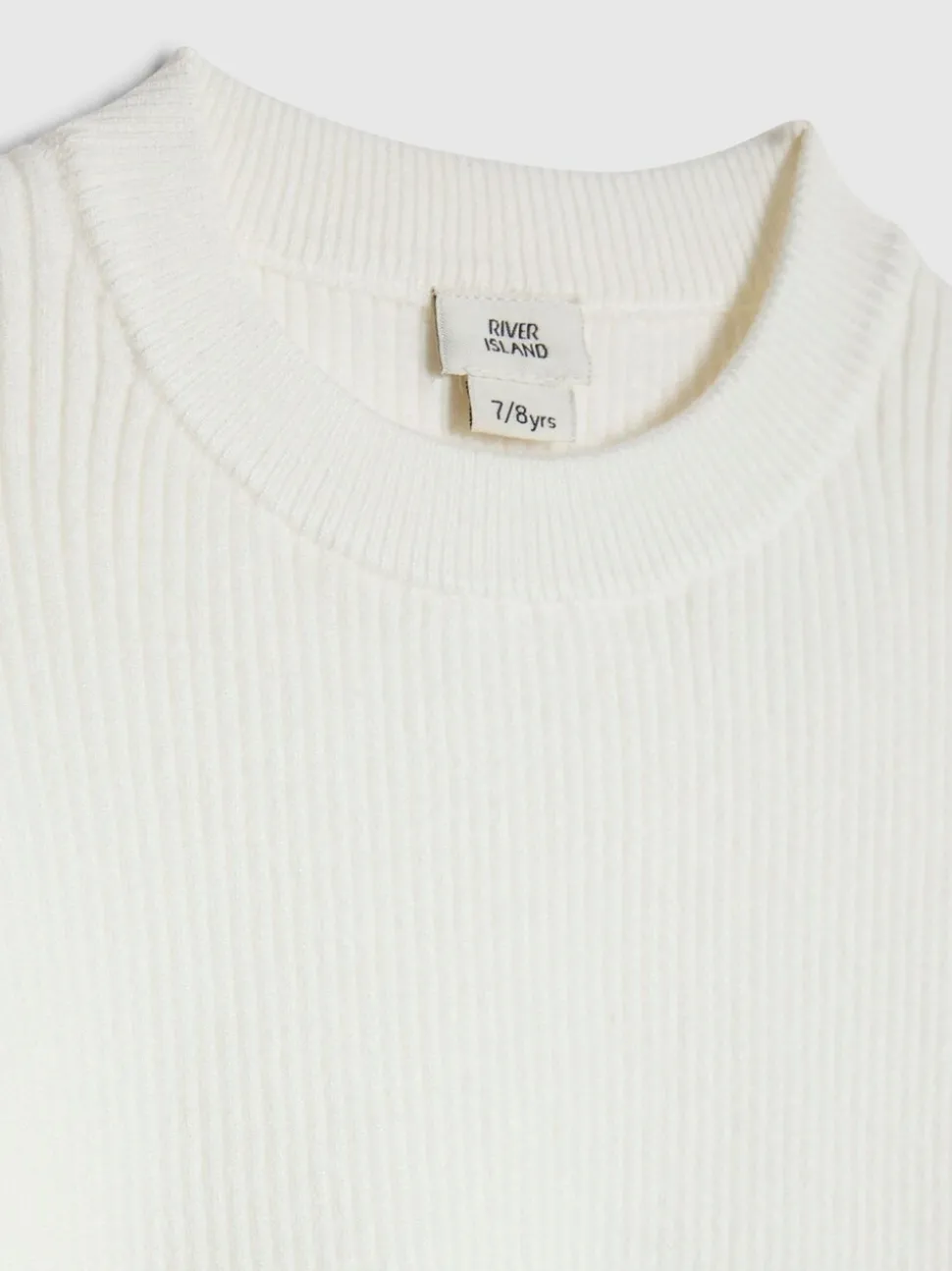 River Island Cream Bow Sleeve Top & Joggers Set