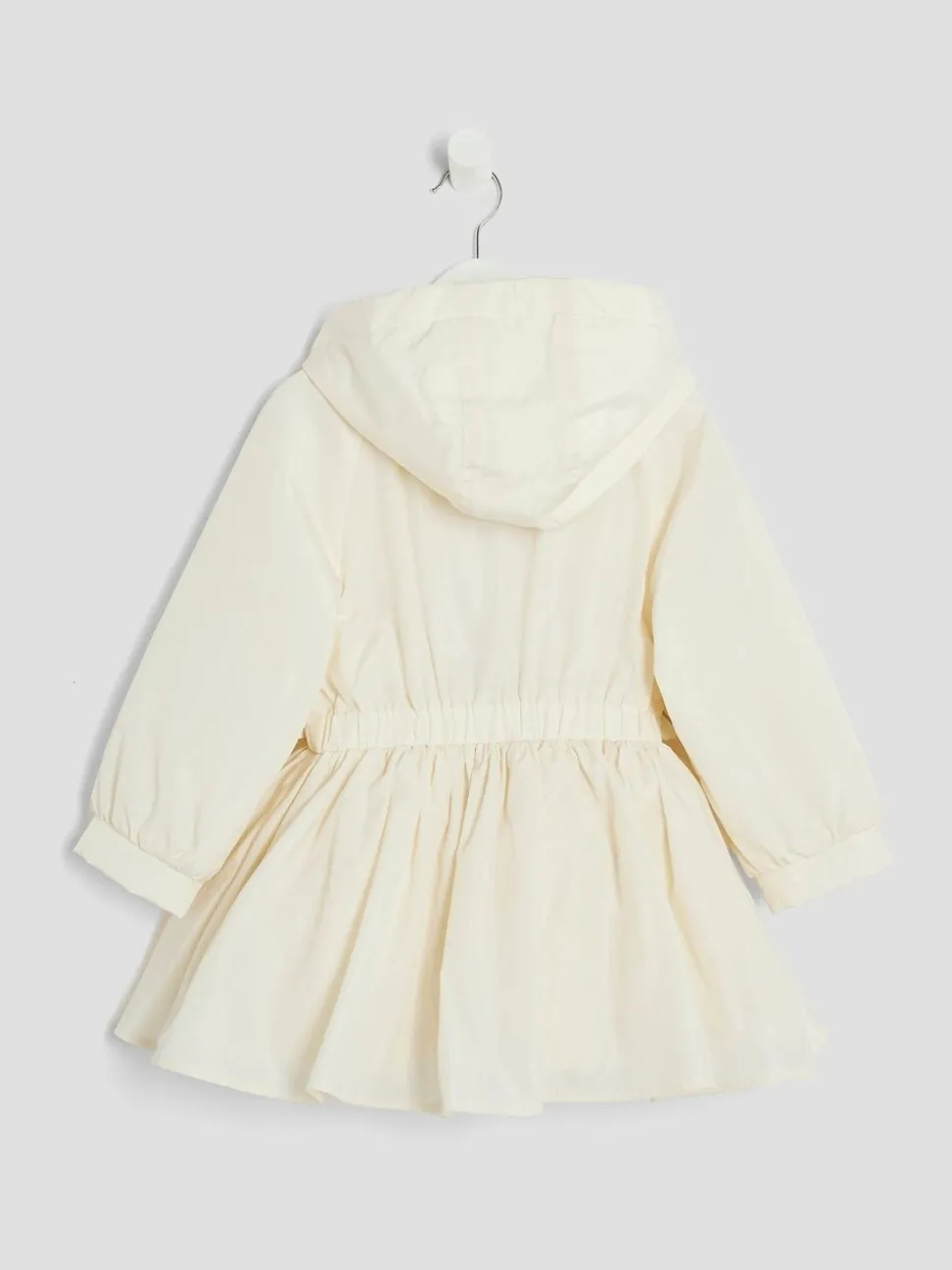 River Island Cream Girls Peplum Rain Coat