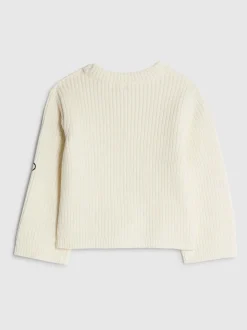 River Island Cream Ladybird Lips Knitted Jumper