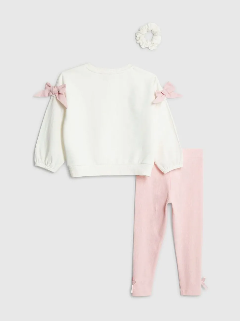 River Island Cream Little Cutie Sweat Shirt & Leggings 3 Piece Set