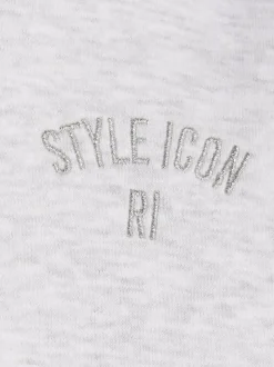 River Island Grey Girls Branded Hoodie Set