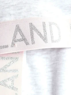 River Island Grey Girls Branded Hoodie Set