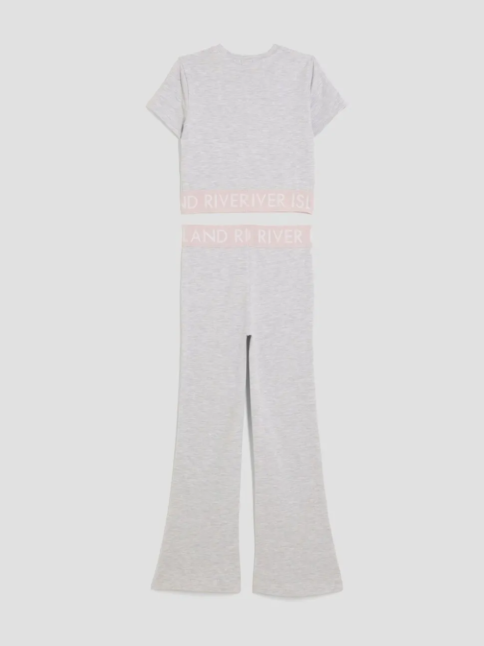 River Island Grey Girls Kickflare Set