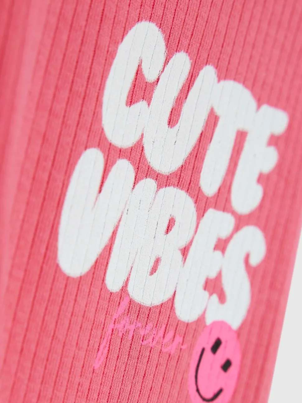 River Island Pink Cute Vibes Sweatshirt & Legging Set