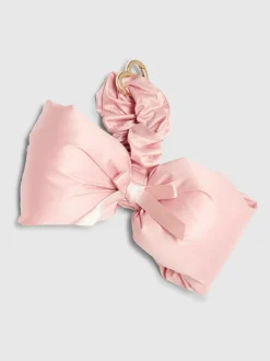 River Island Pink 3D Bow Padded Jacket