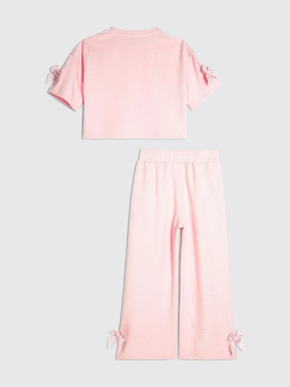 River Island Pink Girls Clean T-Shirt and Joggers Set