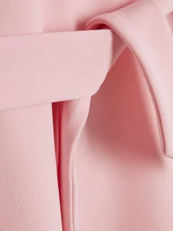 River Island Pink Girls Collared Scuba Dress