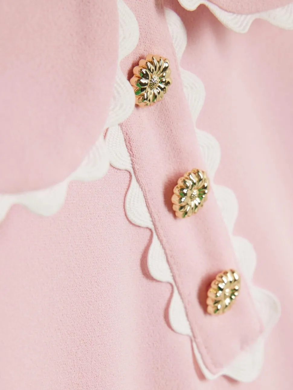 River Island Pink Girls Collared Scuba Dress