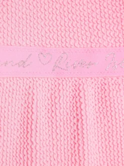 River Island Pink Girls Elastic Textured Swimsuit