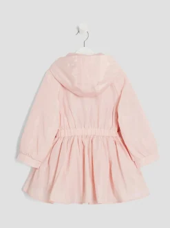 River Island Pink Girls Peplum Rain Coat