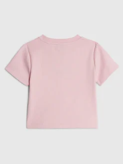River Island Pink Lamour Rosette Baby T-Shirt