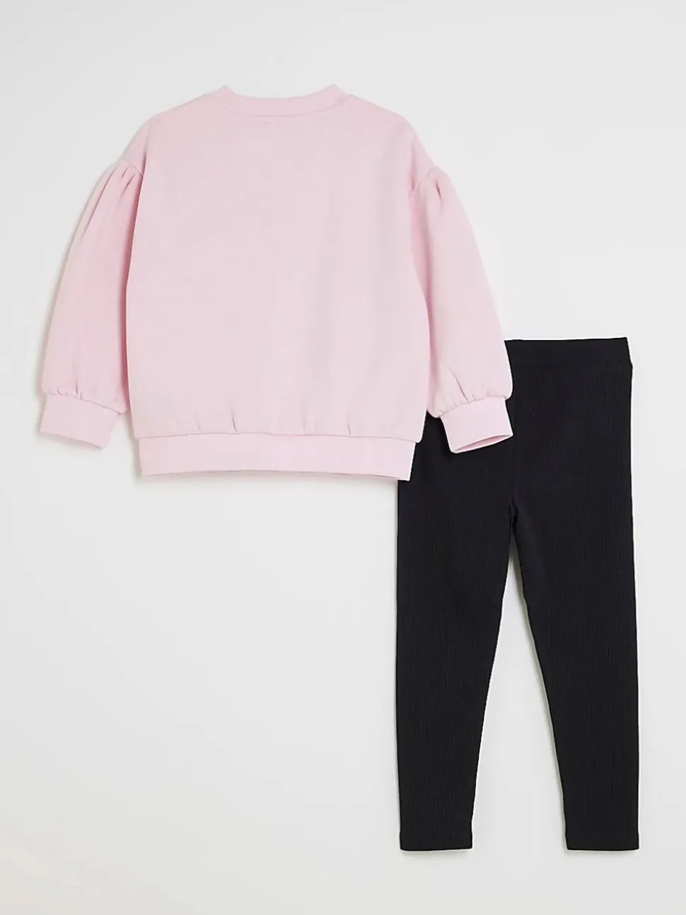 River Island Pink Little Princess Bear & Leggings Set