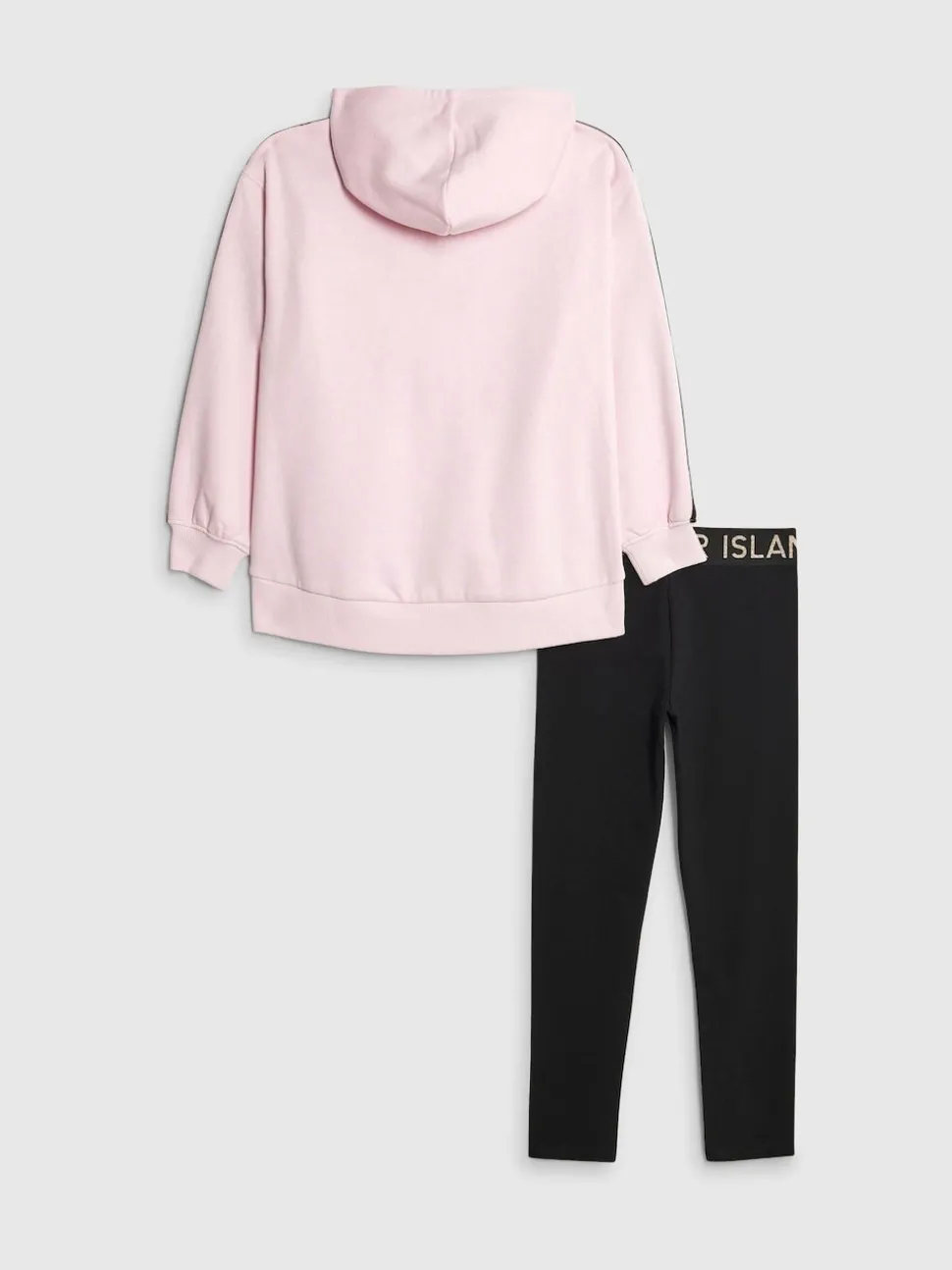 River Island Pink Logo Waistband Hoodie & Joggers Set