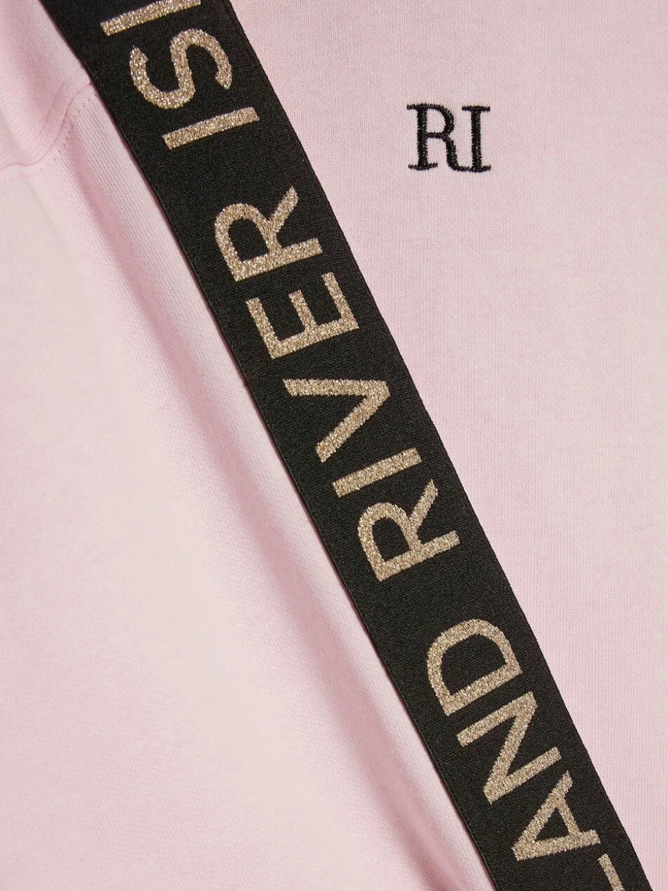 River Island Pink Logo Waistband Hoodie & Joggers Set