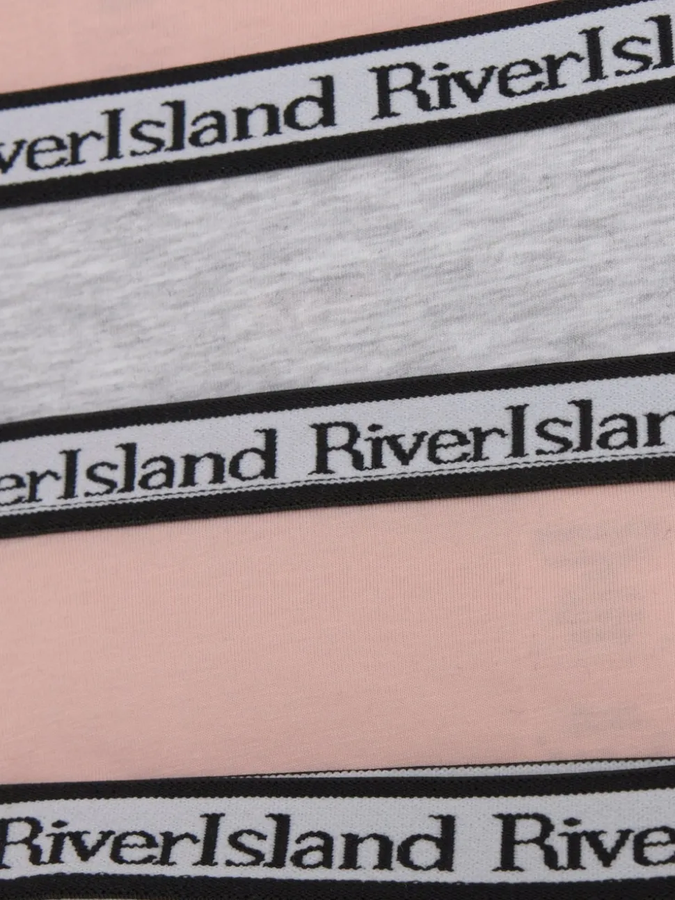 River Island Pink Mix Briefs 5 Pack