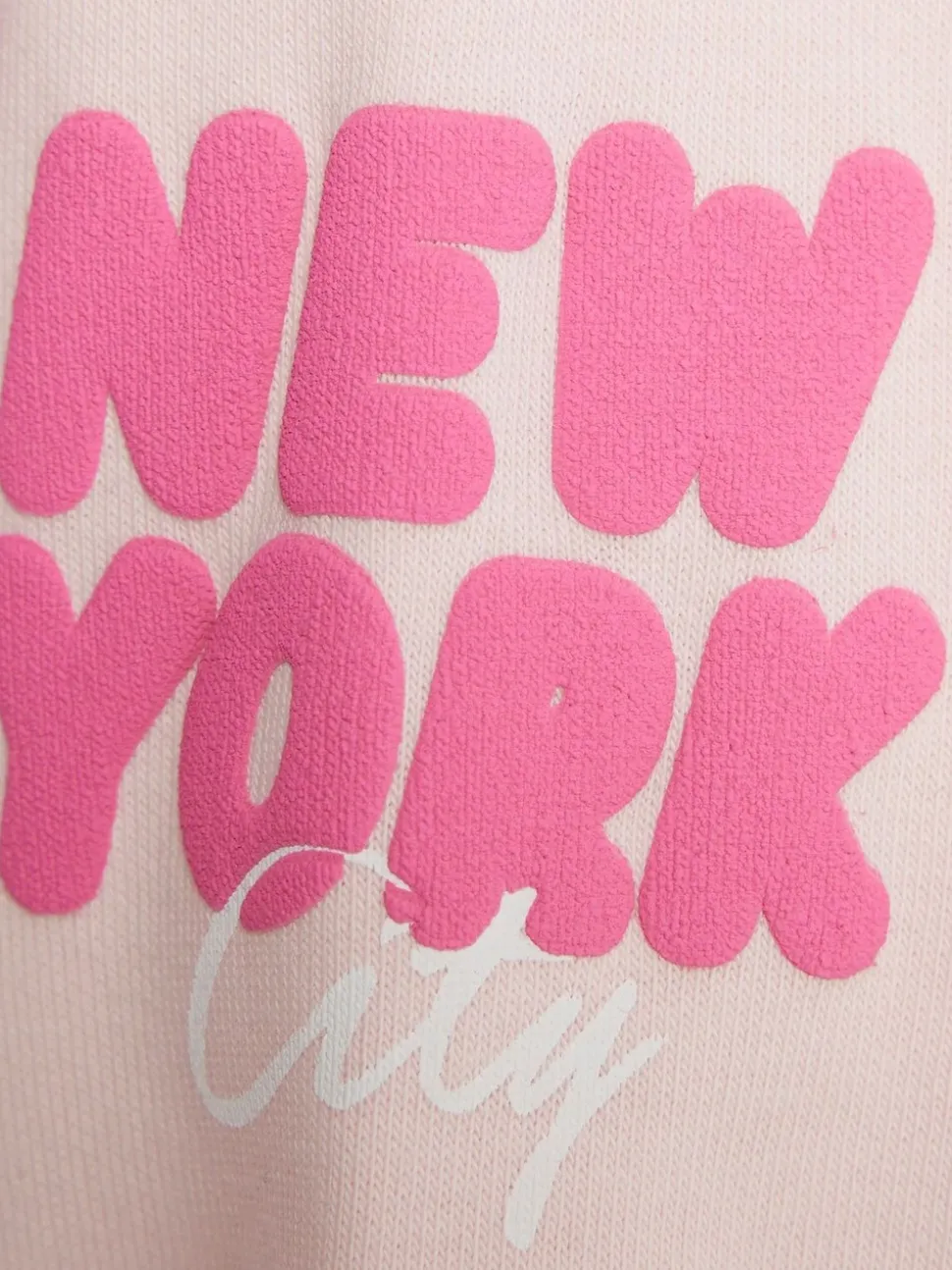 River Island Pink New York City Sweatshirt & Leggings Set