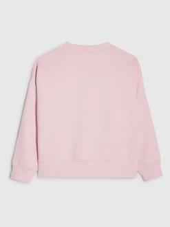 River Island Pink Paris Heart Sweatshirt