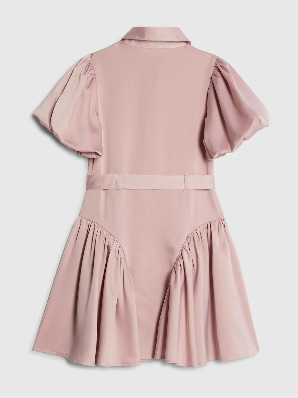 River Island Pink Satin Prom Dress