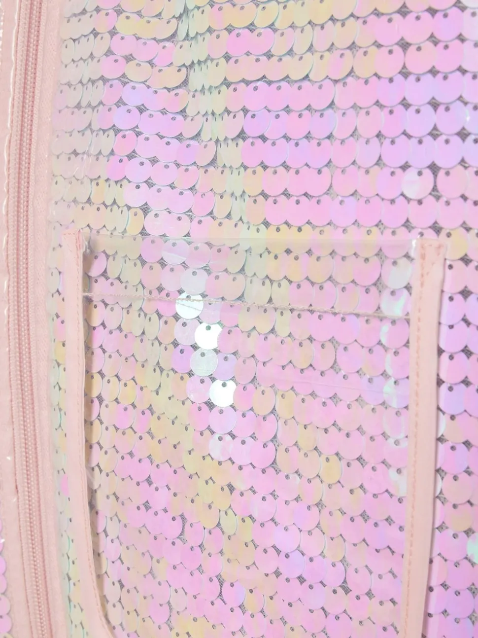 River Island Pink Sequin Rain Trench Coat