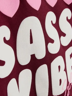 River Island Red Sassy Vibes T-Shirt