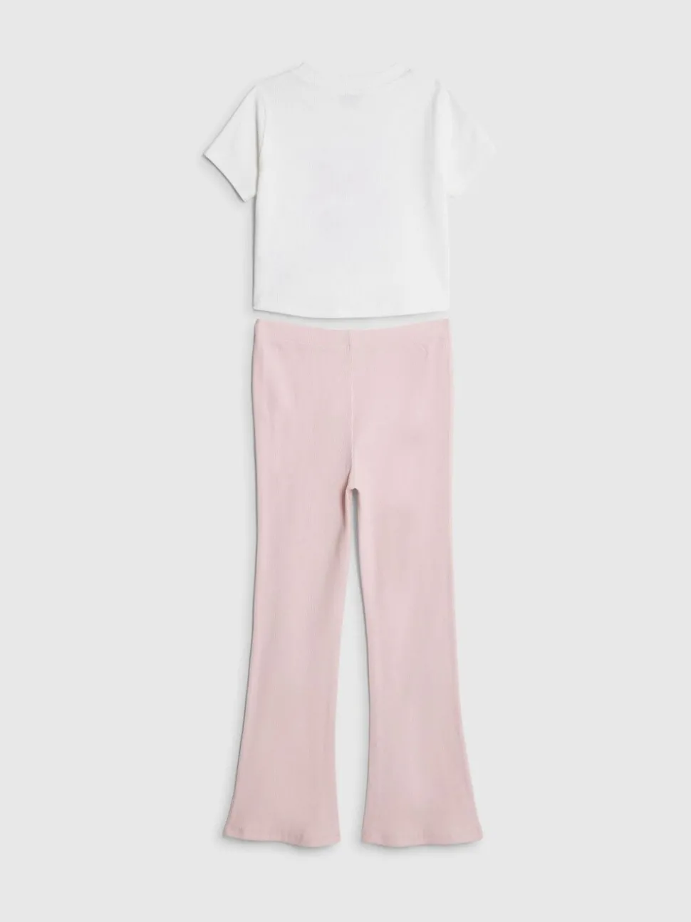 River Island White Cherry Demure Baby T-Shirt & Kickflare Set