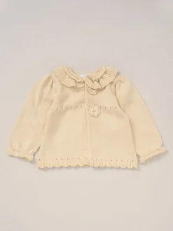 Rock-A-Bye Baby Boutique Baby Knit White Cardigan and Leggings Set