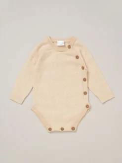 Rock-A-Bye Baby Boutique Baby Knit Brown Bodysuits Leggings and Hats Set 3-Piece