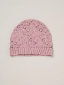 Rock-A-Bye Baby Boutique Baby Pink Knit Bodysuits Leggings and Hats Set 3-Piece