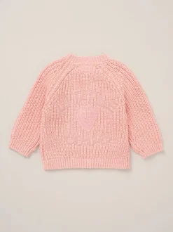 Rock-A-Bye Baby Boutique Cardigan with Embroidery Back Detail
