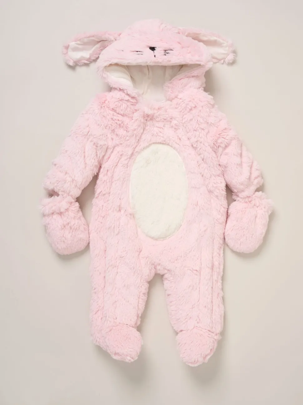 Rock-A-Bye Baby Boutique Pink Bunny Pramsuit