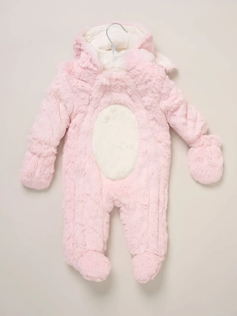 Rock-A-Bye Baby Boutique Pink Bunny Pramsuit