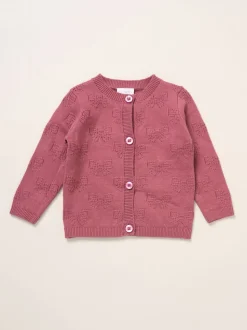 Rock-A-Bye Baby Boutique Pink Baby Knit Cardigan and Leggings Set