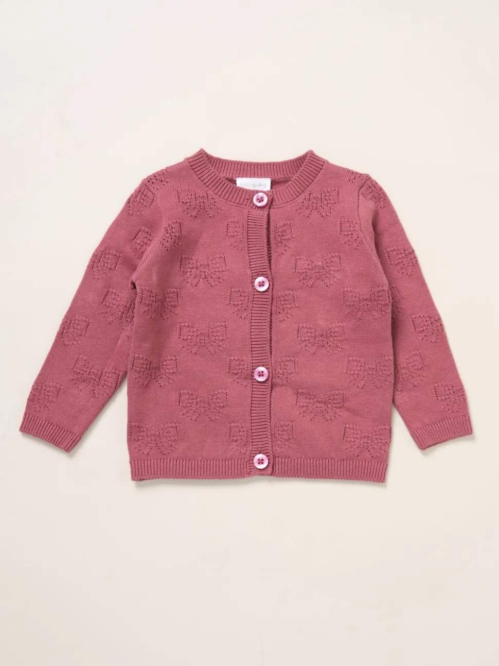 Rock-A-Bye Baby Boutique Pink Baby Knit Cardigan and Leggings Set