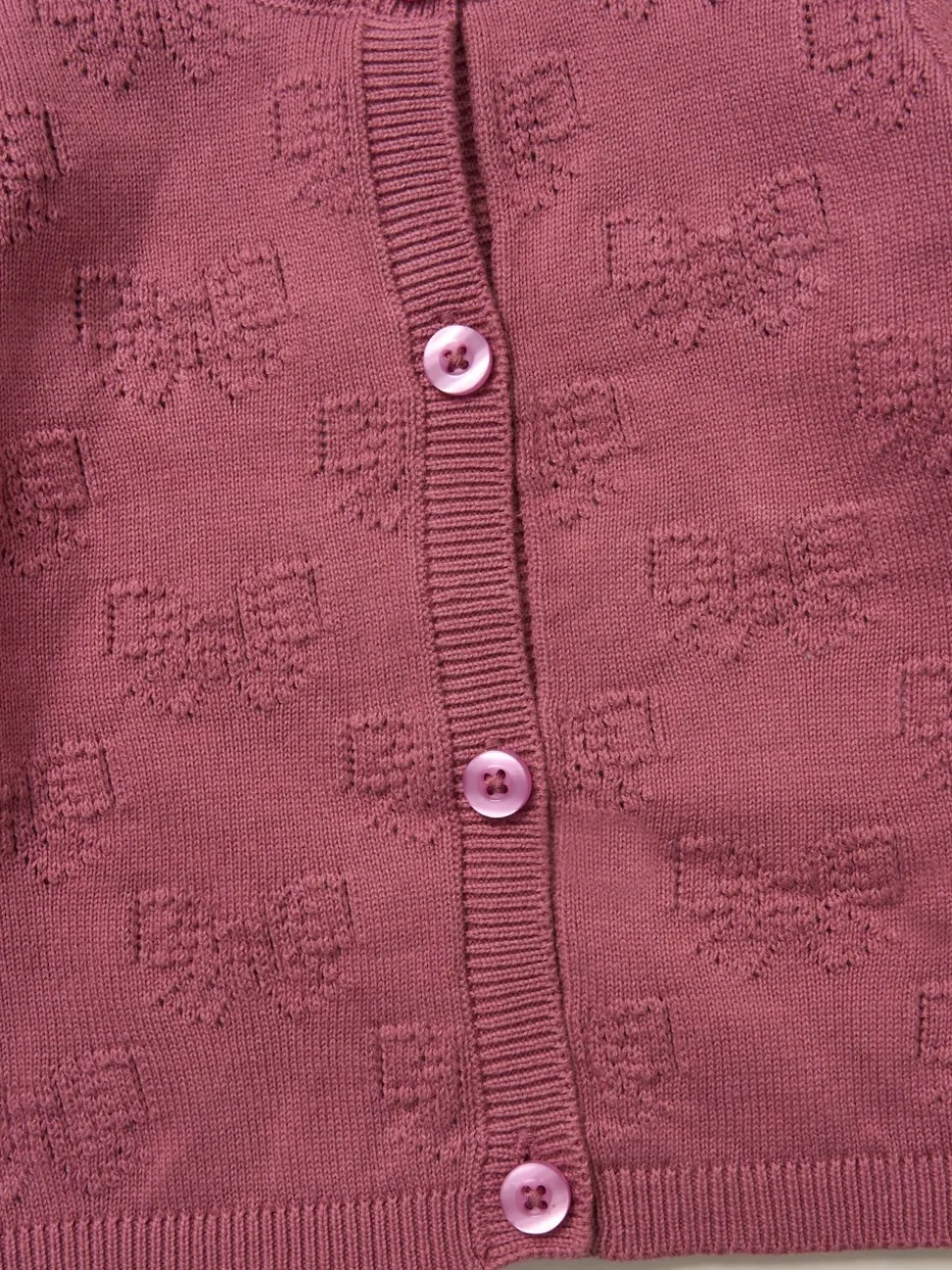 Rock-A-Bye Baby Boutique Pink Baby Knit Cardigan and Leggings Set