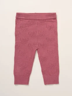 Rock-A-Bye Baby Boutique Pink Baby Knit Cardigan and Leggings Set